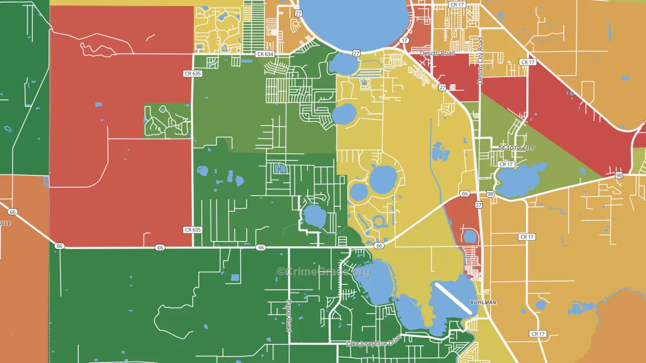 33875, FL Map of Drug-Related Crime Rates