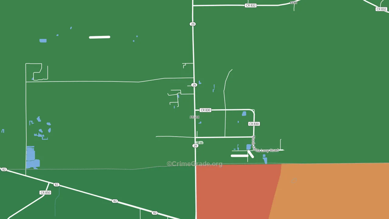 33930, FL Map of Drug-Related Crime Rates