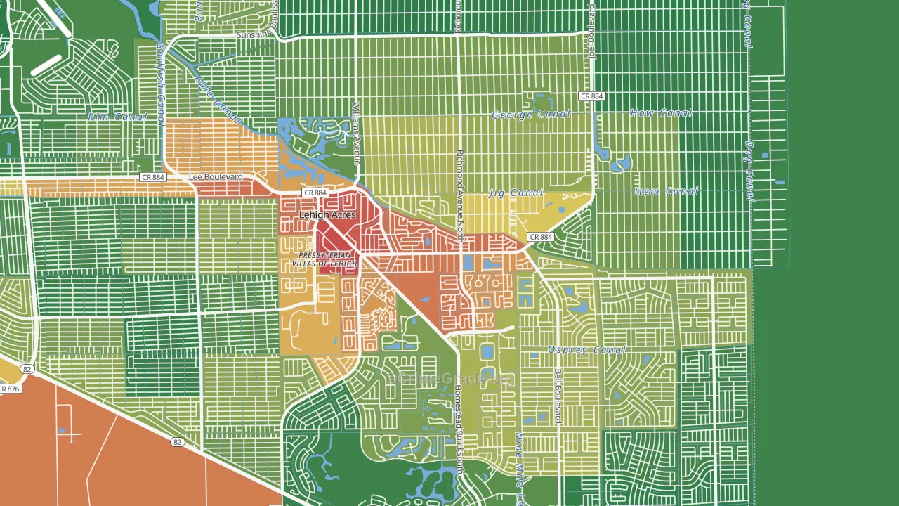 33936, FL Map of Drug-Related Crime Rates
