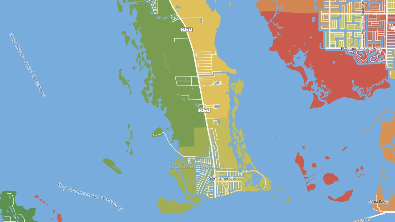 33956, FL Map of Drug-Related Crime Rates
