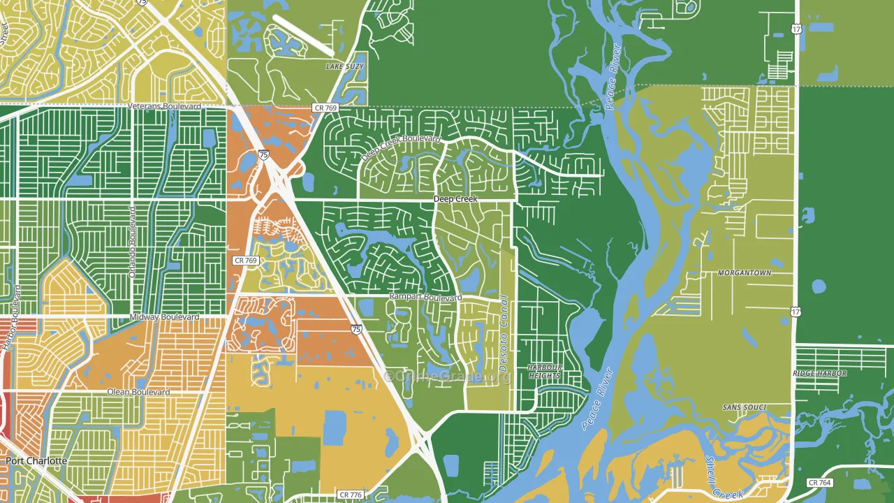 33983, FL Map of Drug-Related Crime Rates