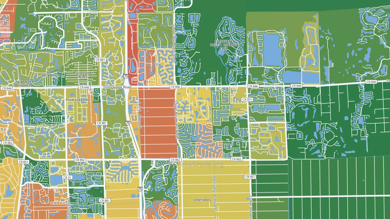 34119, FL Map of Drug-Related Crime Rates