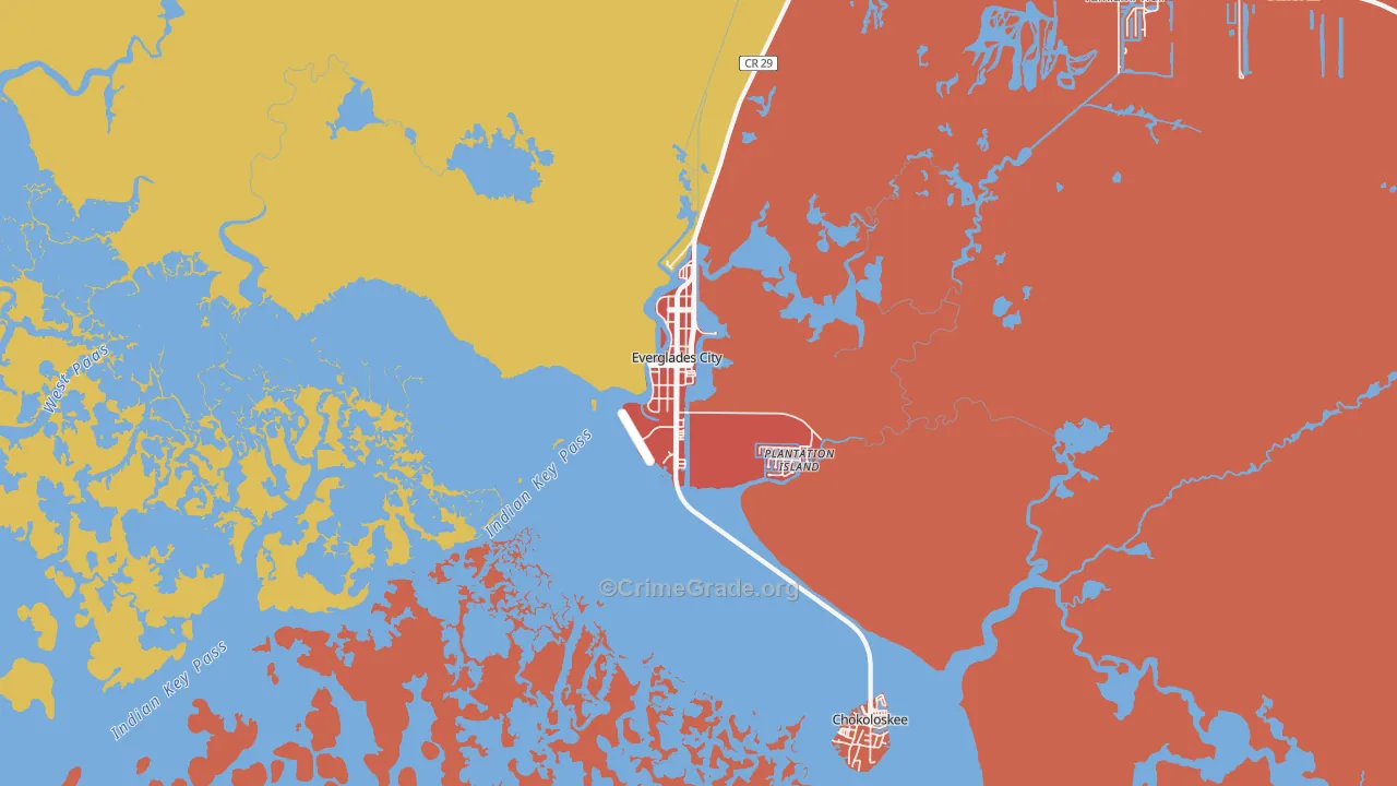 34139, FL Map of Drug-Related Crime Rates