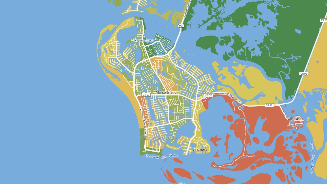 34145, FL Map of Drug-Related Crime Rates