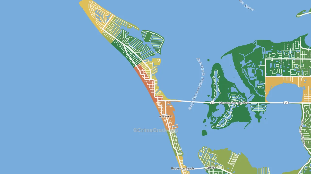 34217, FL Map of Drug-Related Crime Rates