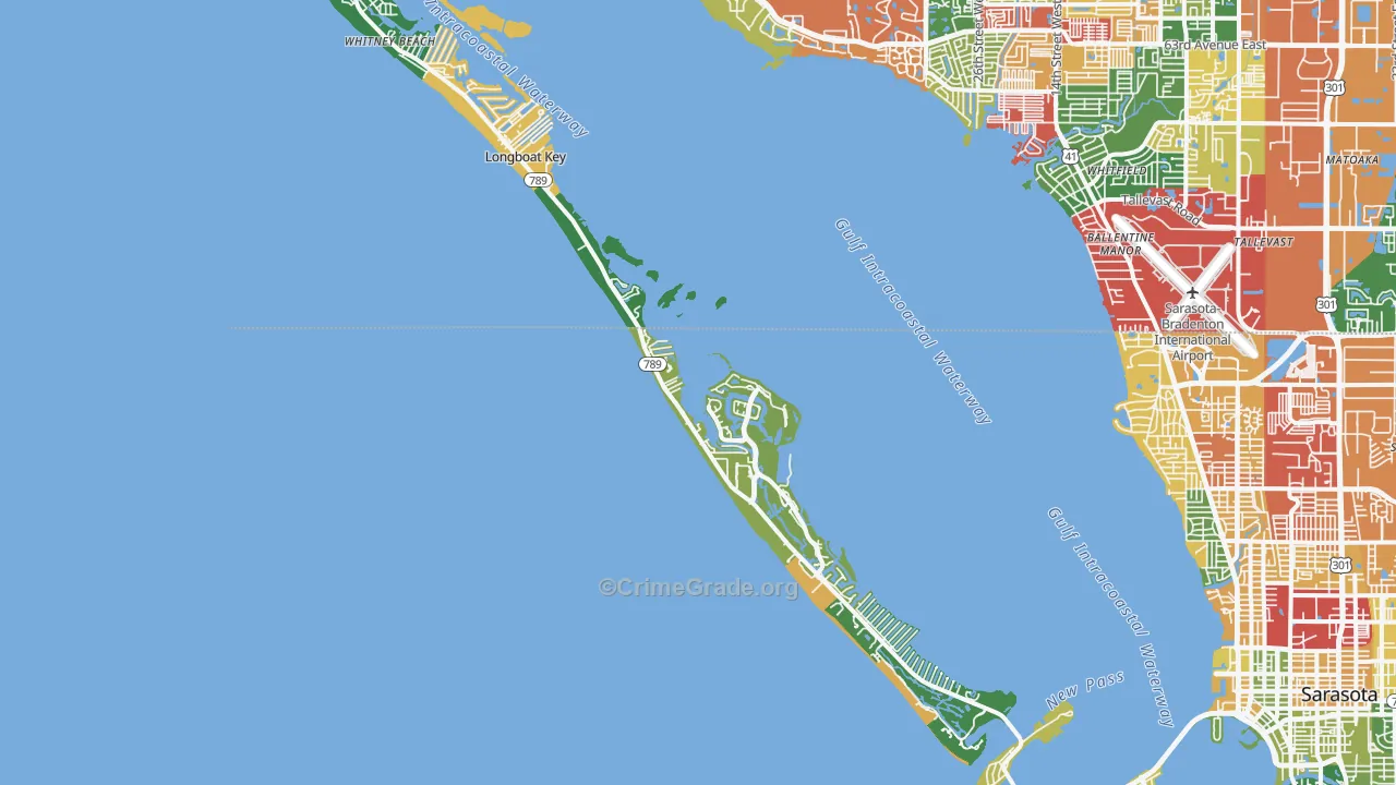 34228, FL Map of Drug-Related Crime Rates