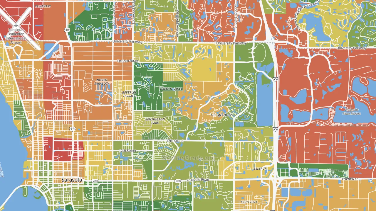 34235, FL Map of Drug-Related Crime Rates