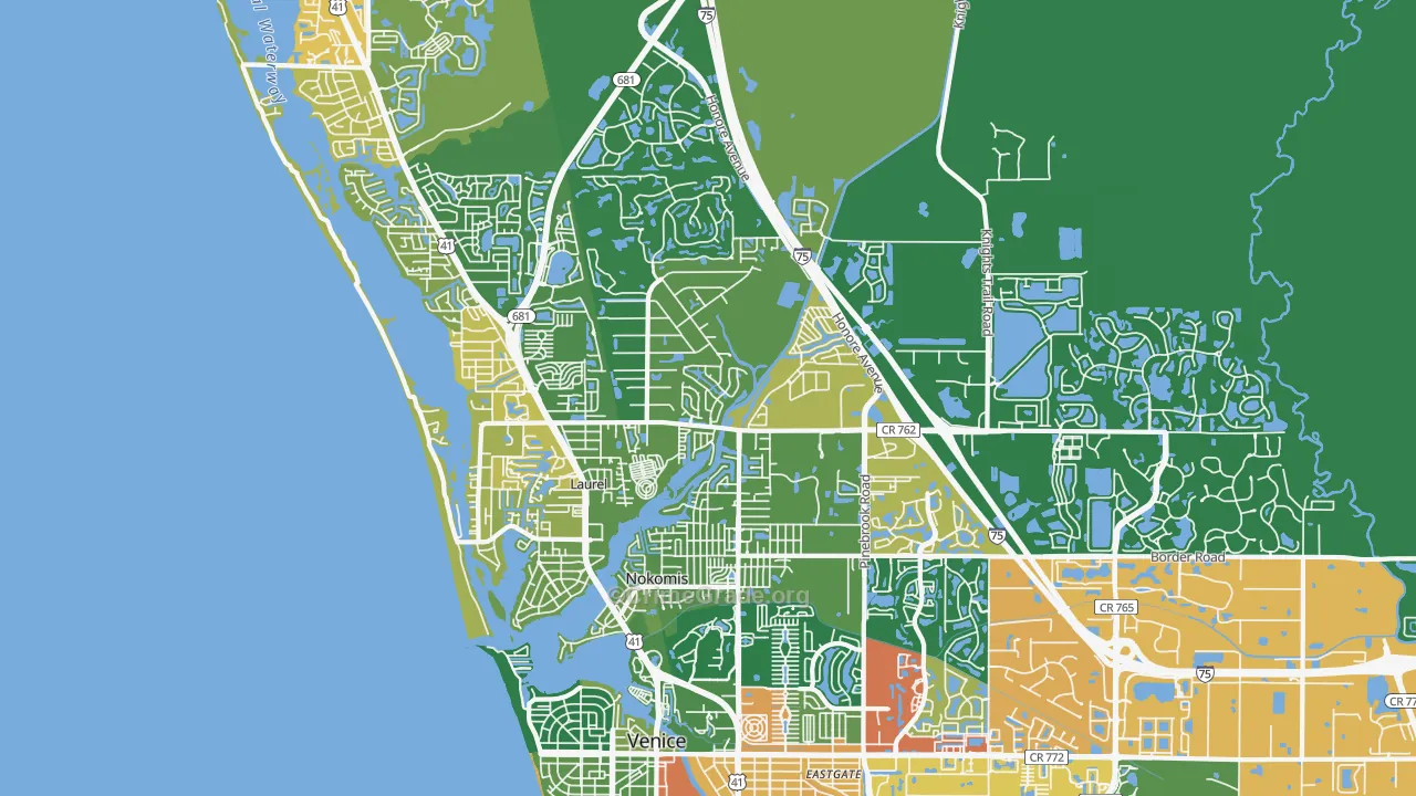 34275, FL Map of Drug-Related Crime Rates