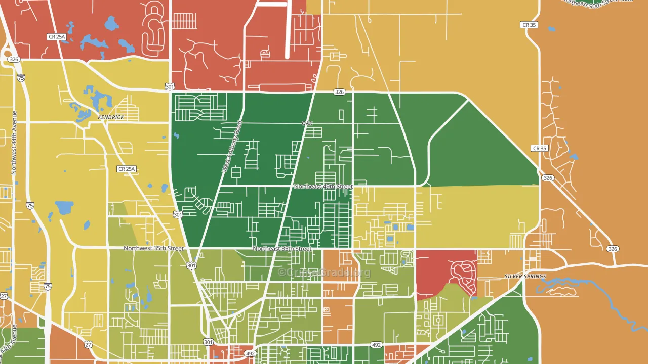 34479, FL Map of Drug-Related Crime Rates