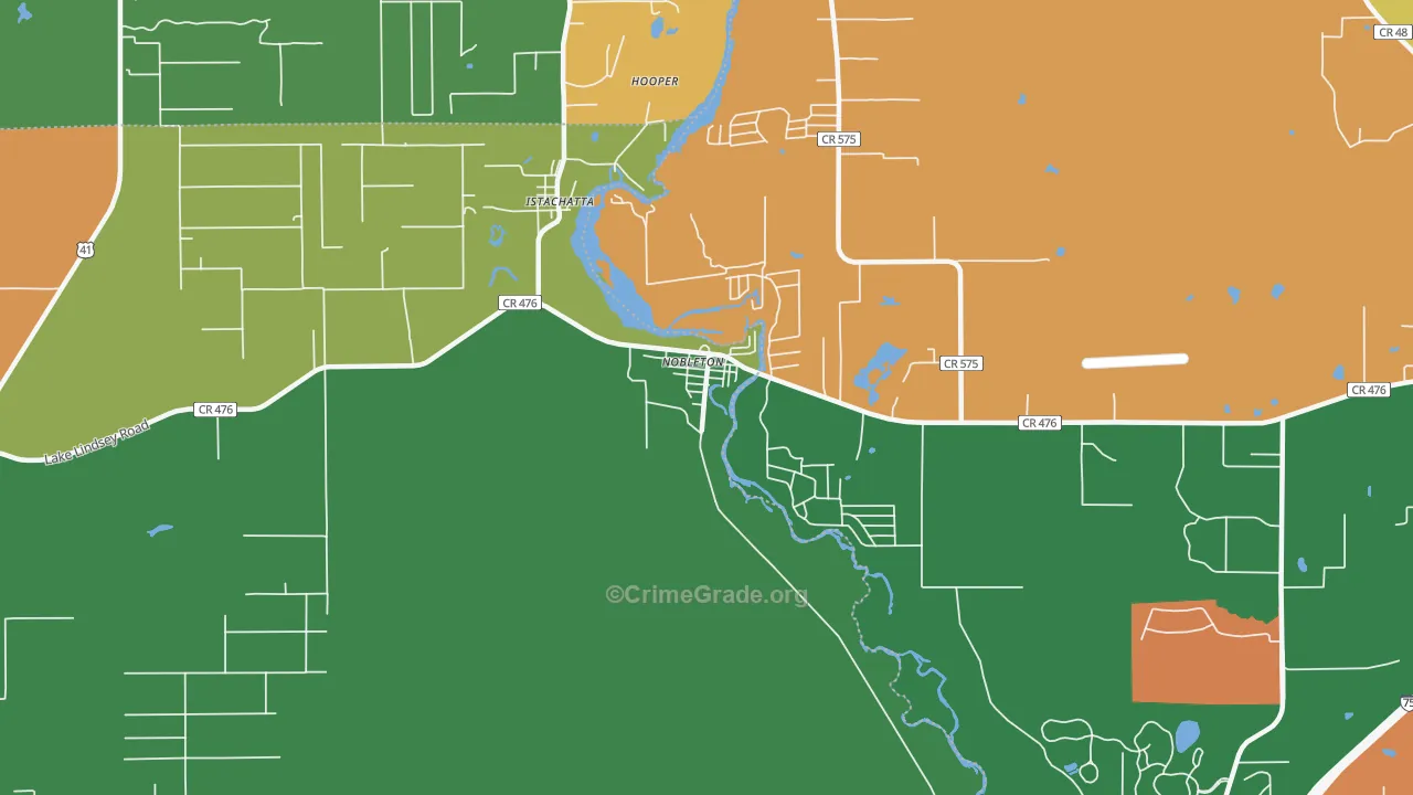34661, FL Map of Drug-Related Crime Rates