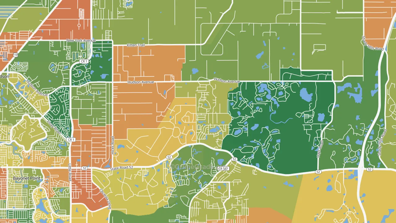 34669, FL Map of Drug-Related Crime Rates