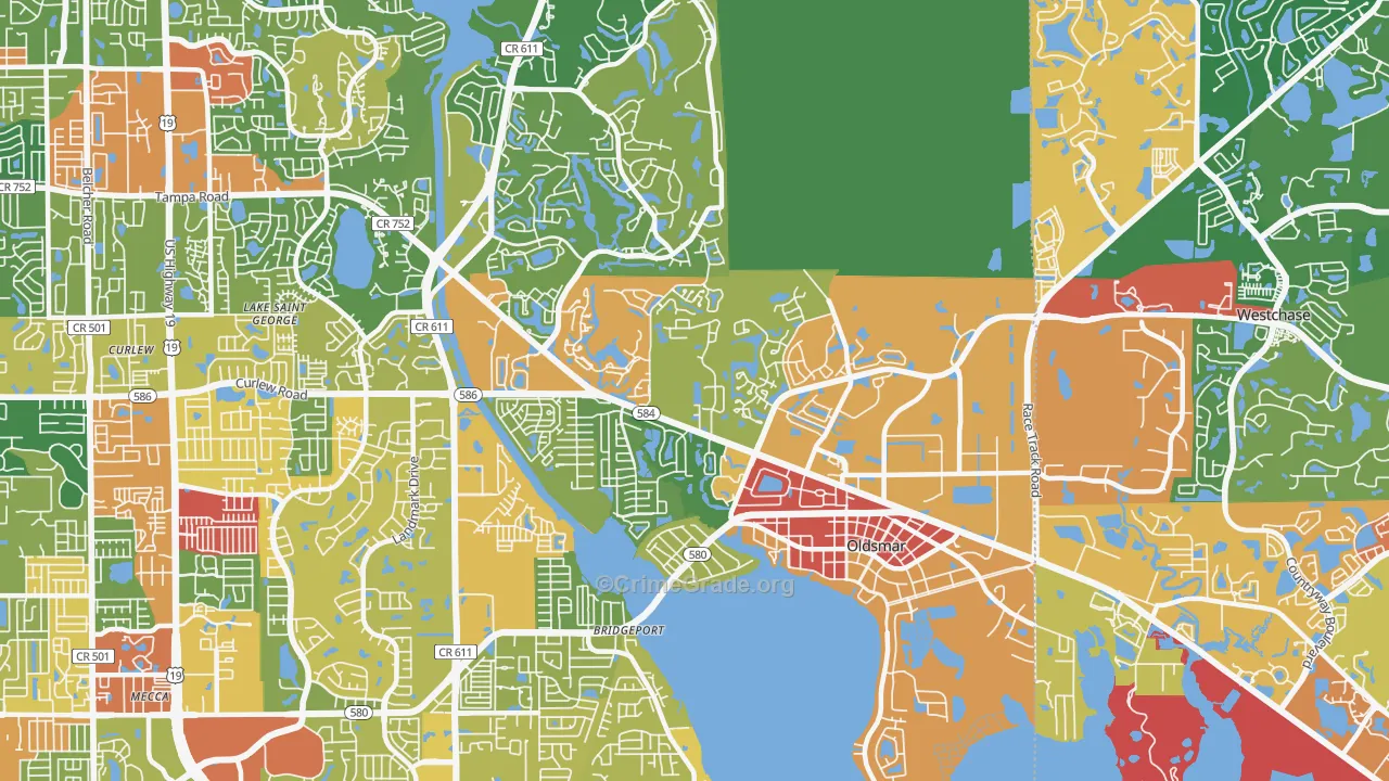 34677, FL Map of Drug-Related Crime Rates