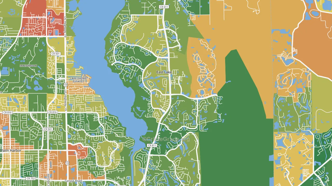 34685, FL Map of Drug-Related Crime Rates