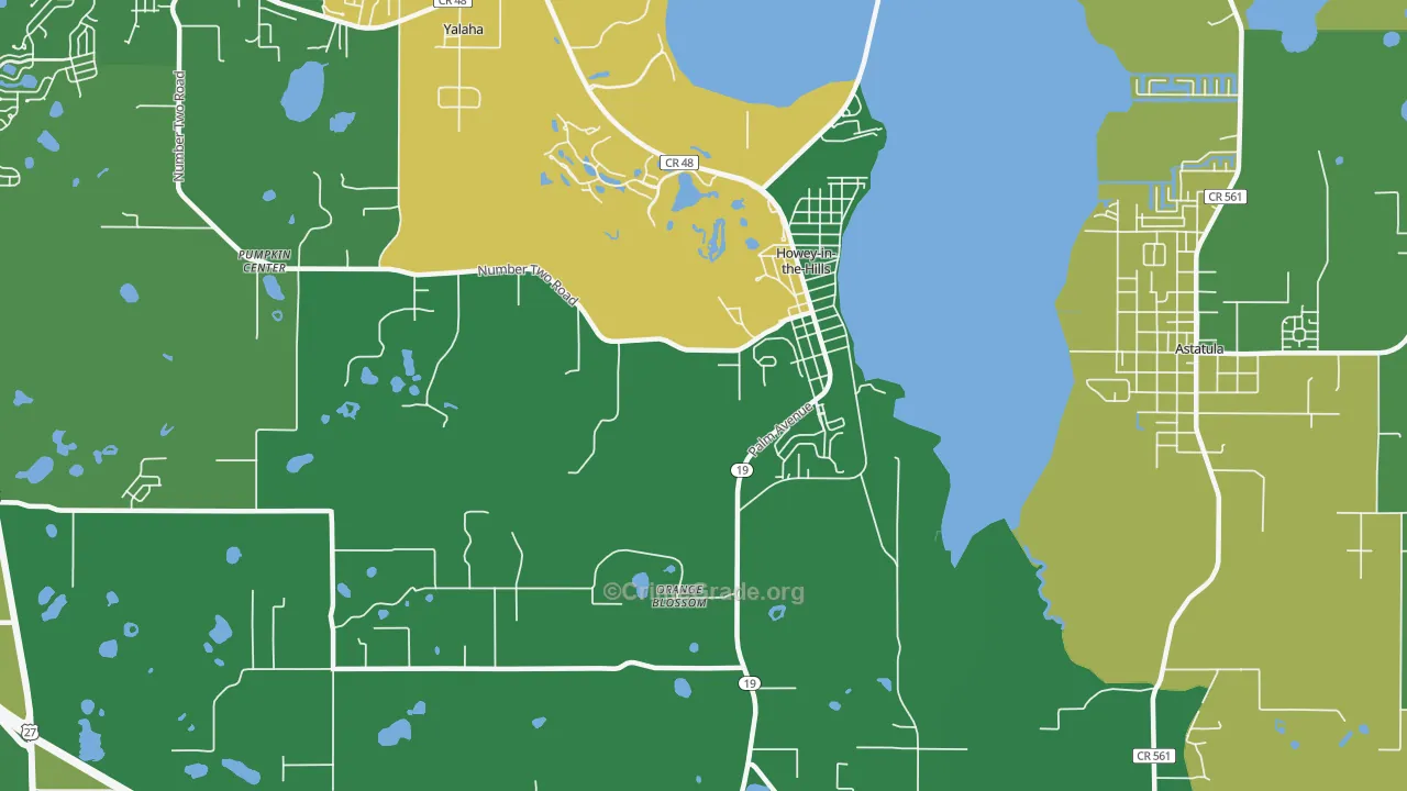 34737, FL Map of Drug-Related Crime Rates