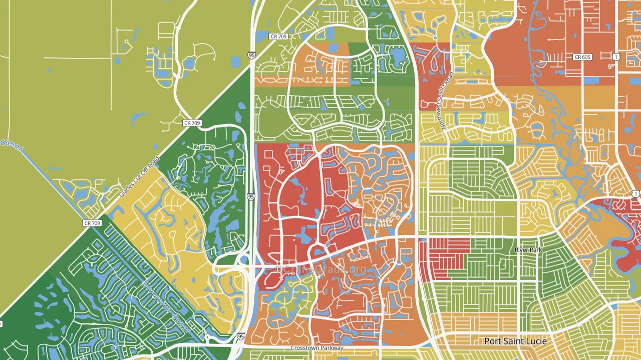 34986, FL Map of Drug-Related Crime Rates