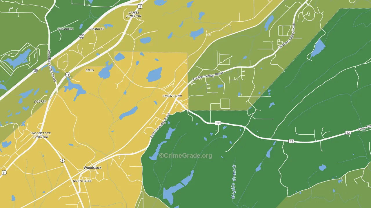 35074, AL Map of Drug-Related Crime Rates