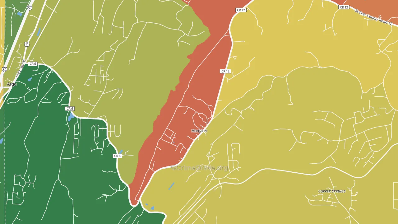 35112, AL Map of Drug-Related Crime Rates