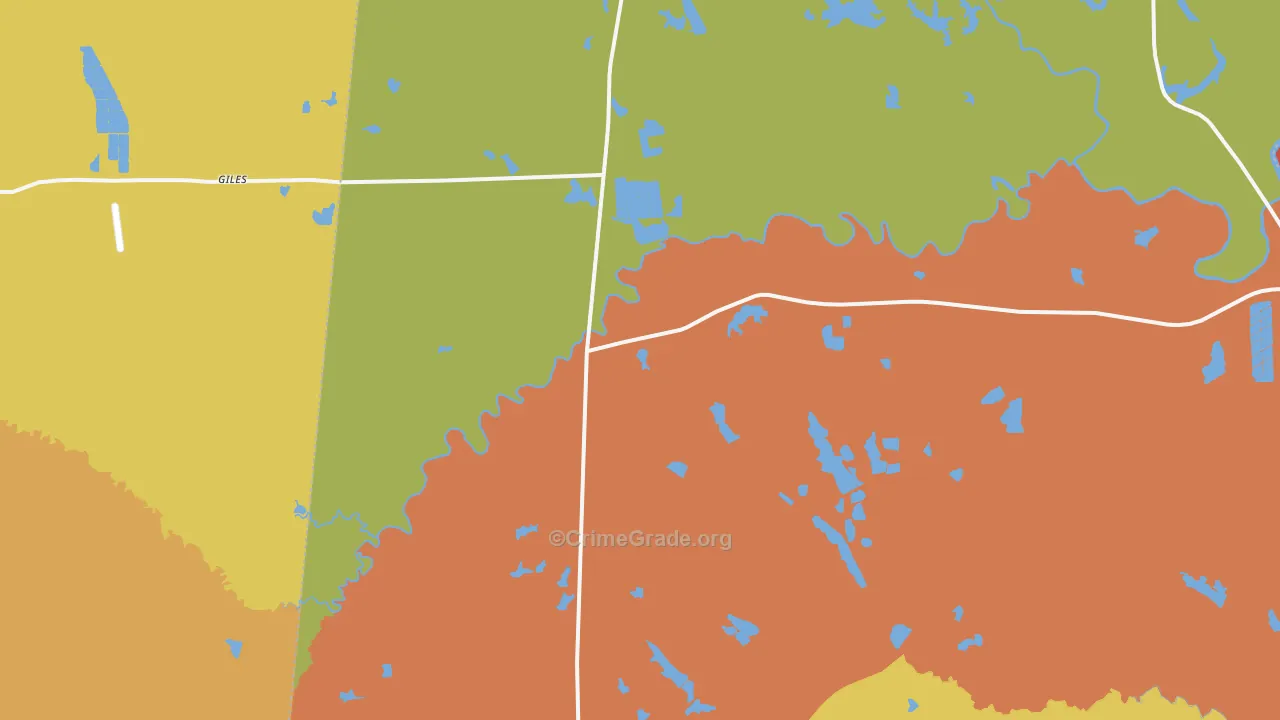 35459, AL Map of Drug-Related Crime Rates