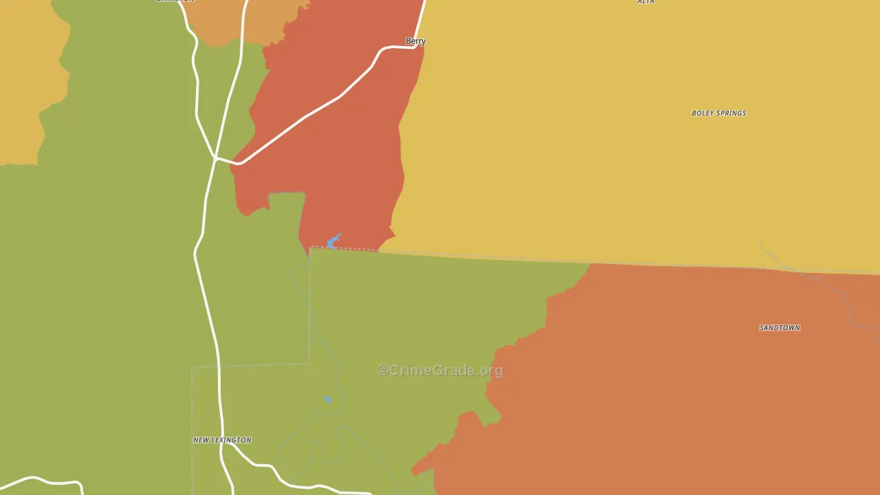 35546, AL Map of Drug-Related Crime Rates