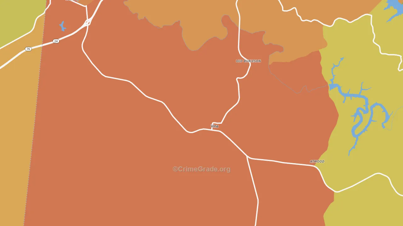35593, AL Map of Drug-Related Crime Rates