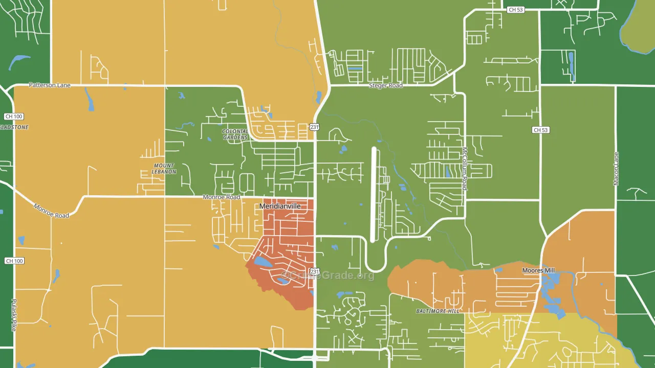 35759, AL Map of Drug-Related Crime Rates