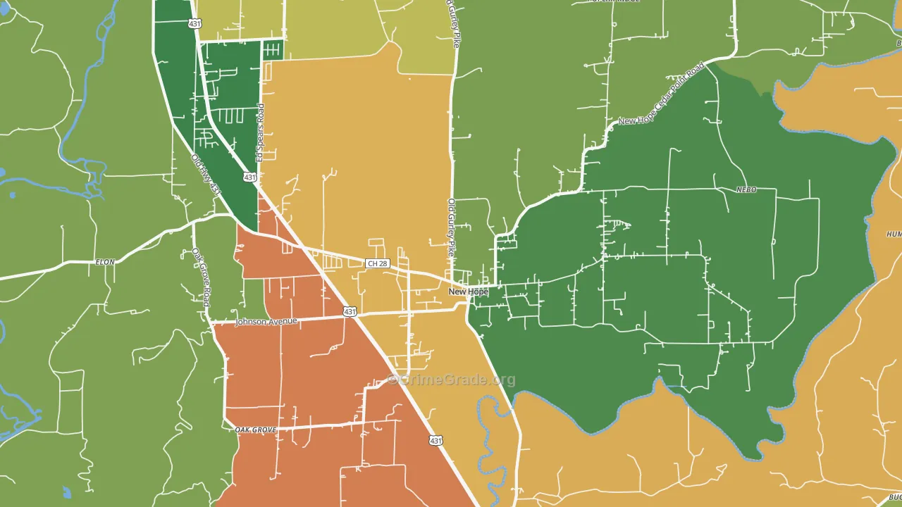 35760, AL Map of Drug-Related Crime Rates