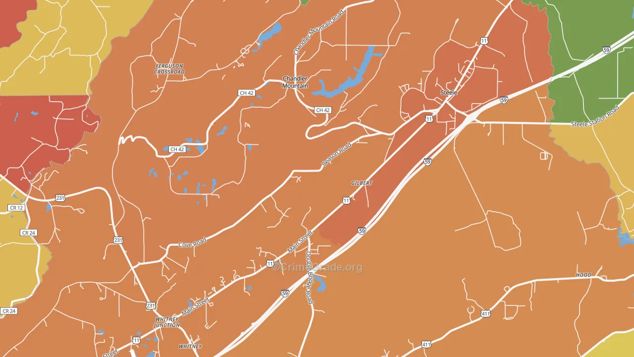 35987, AL Map of Drug-Related Crime Rates