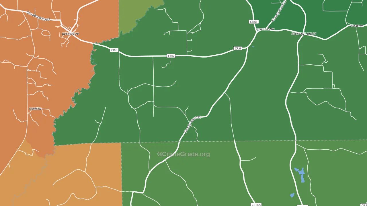 36034, AL Map of Drug-Related Crime Rates