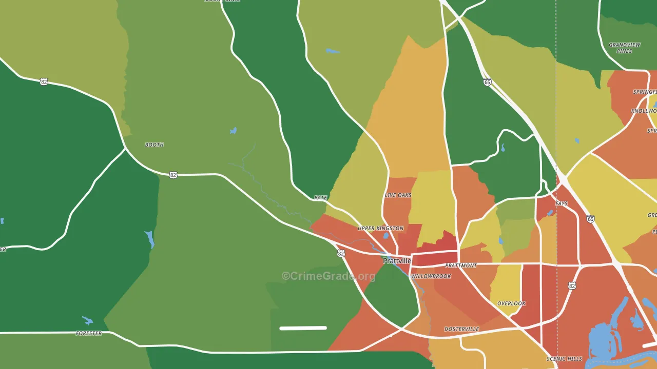 36067, AL Map of Drug-Related Crime Rates