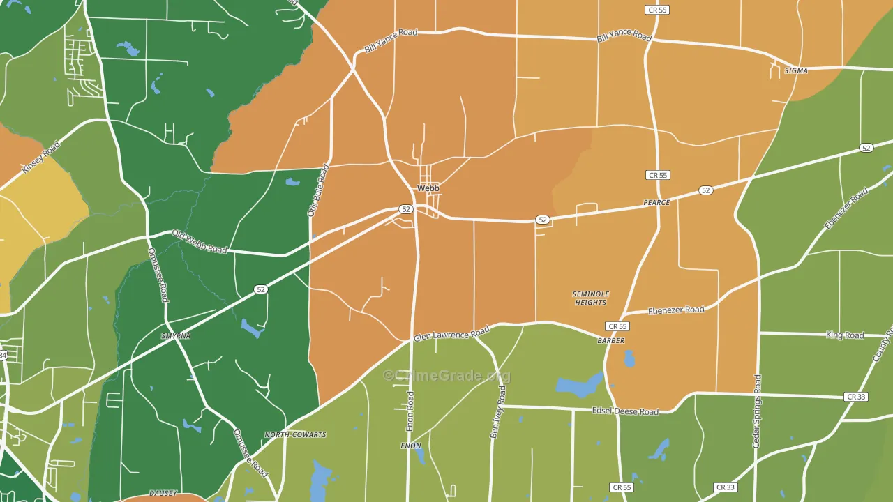 36376, AL Map of Drug-Related Crime Rates