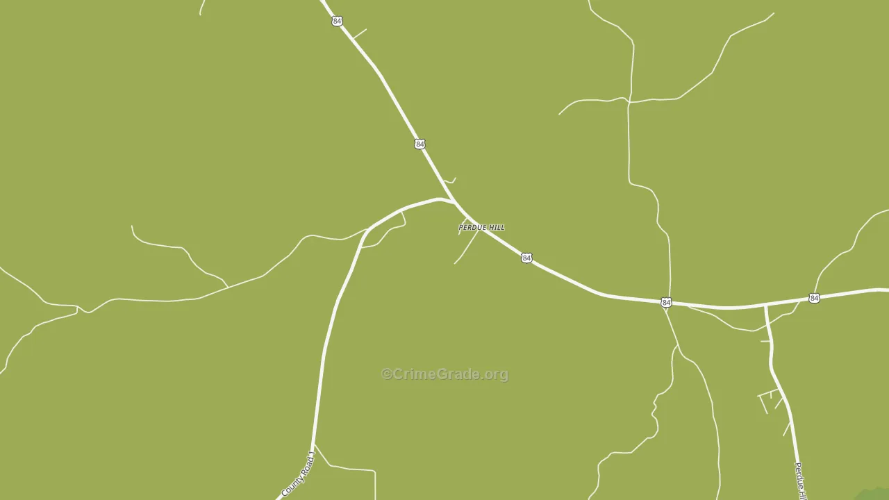 36470, AL Map of Drug-Related Crime Rates
