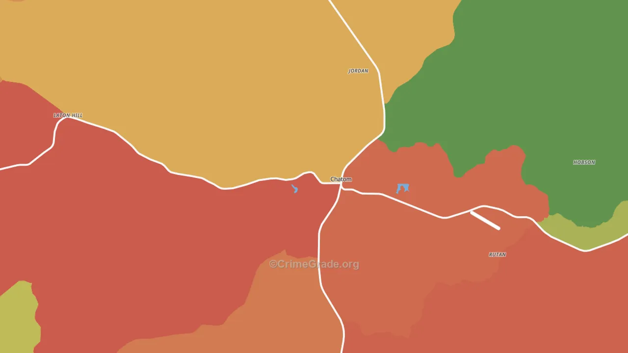 36518, AL Map of Drug-Related Crime Rates