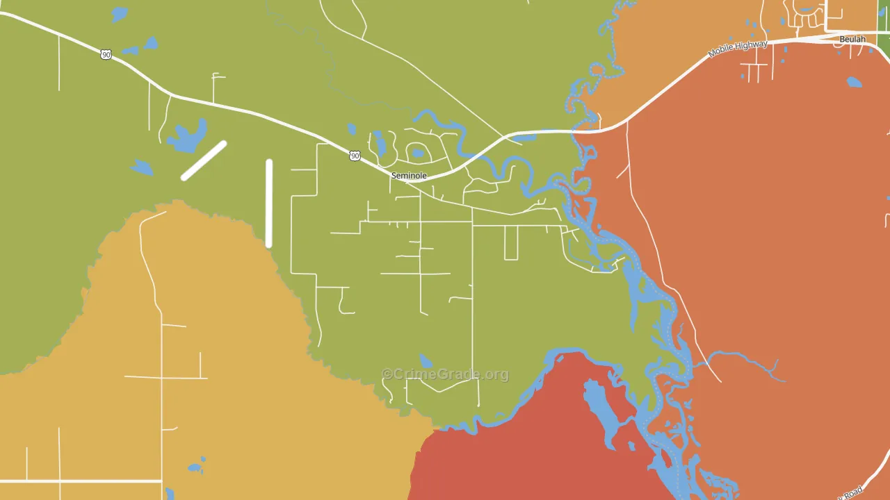 36574, AL Map of Drug-Related Crime Rates