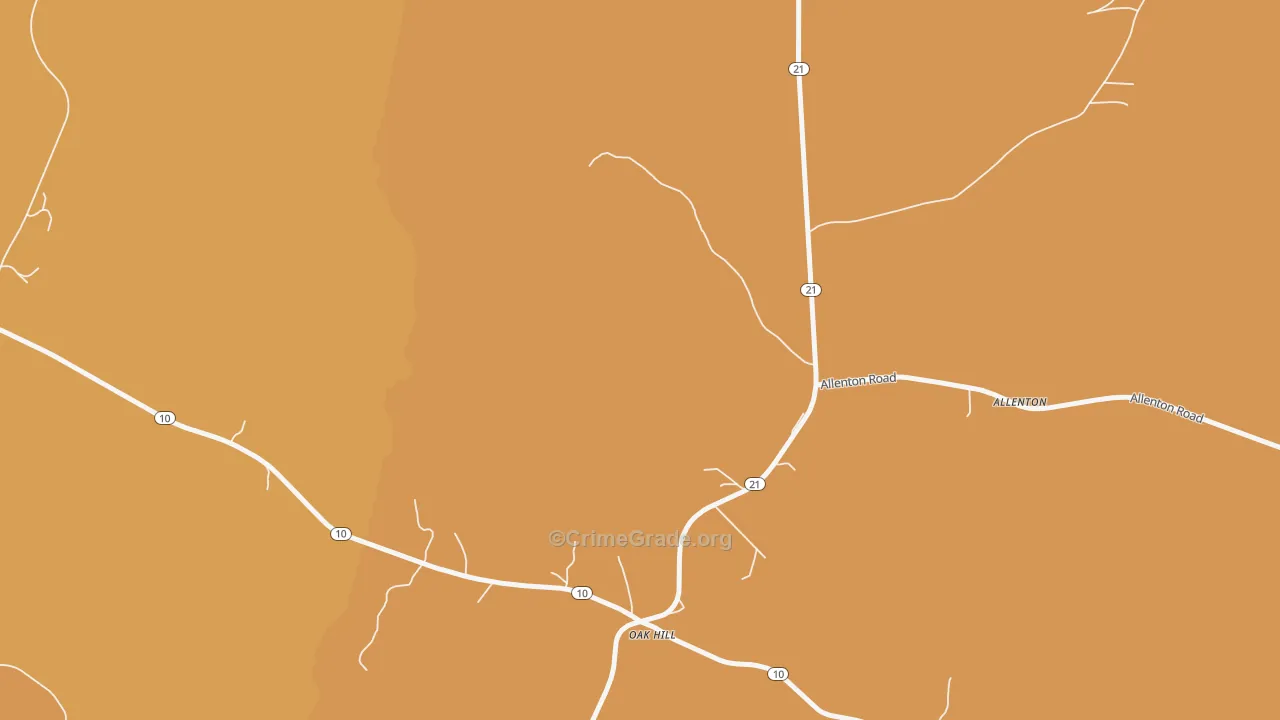36766, AL Map of Drug-Related Crime Rates