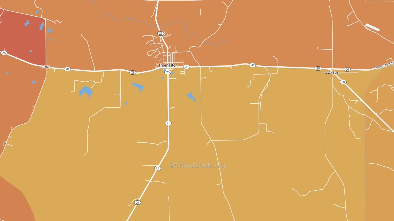 36783, AL Map of Drug-Related Crime Rates