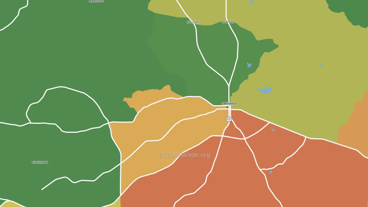 36862, AL Map of Drug-Related Crime Rates