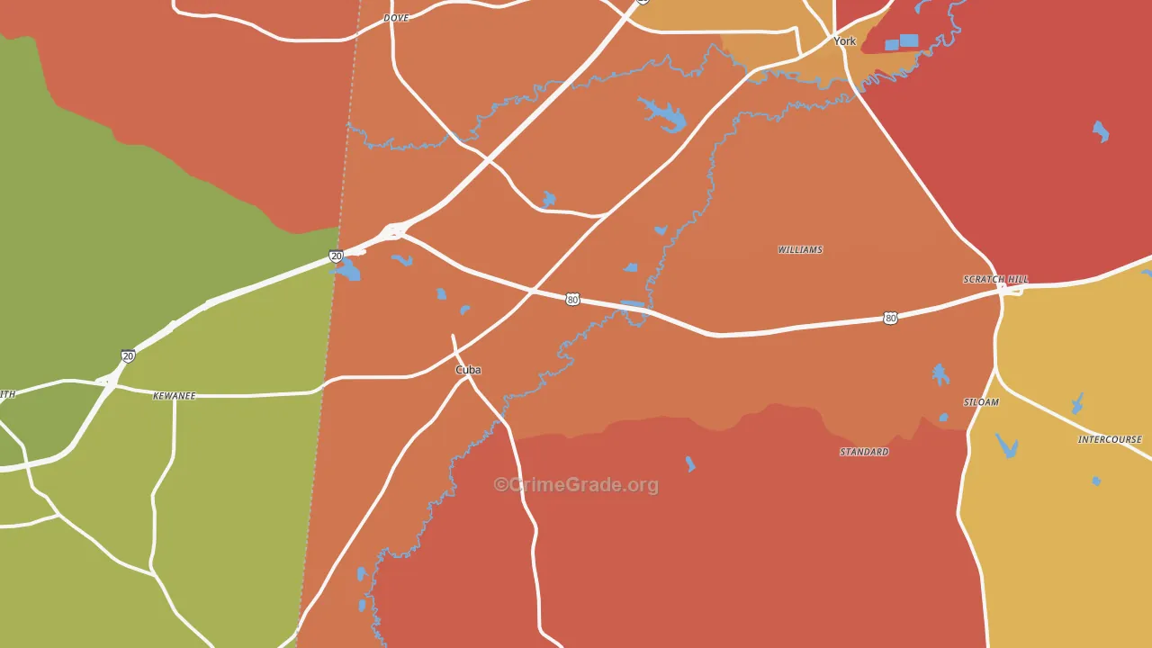 36907, AL Map of Drug-Related Crime Rates