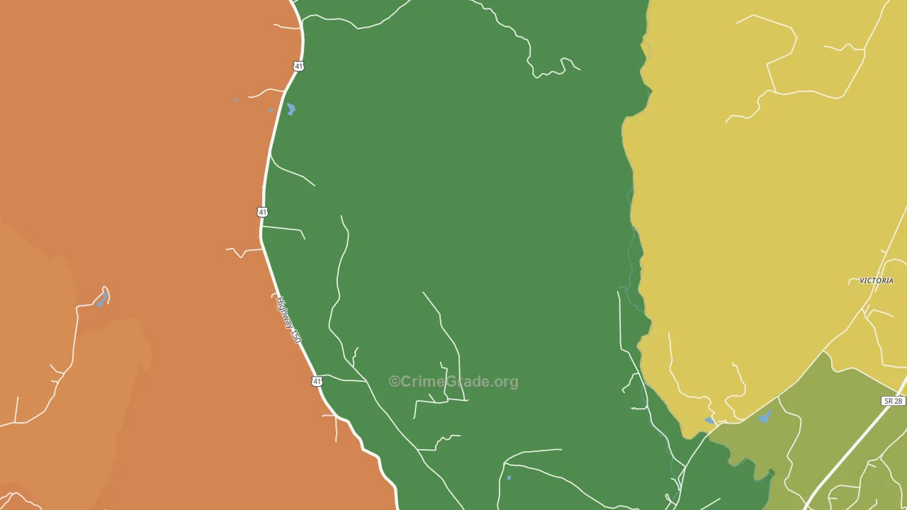 37374, TN Map of Drug-Related Crime Rates