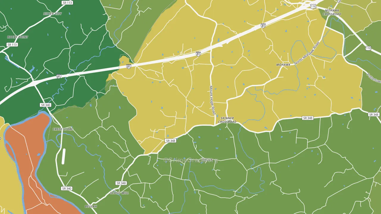 37810, TN Map of Drug-Related Crime Rates