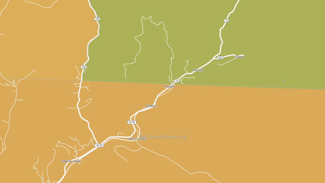 37851, TN Map of Drug-Related Crime Rates