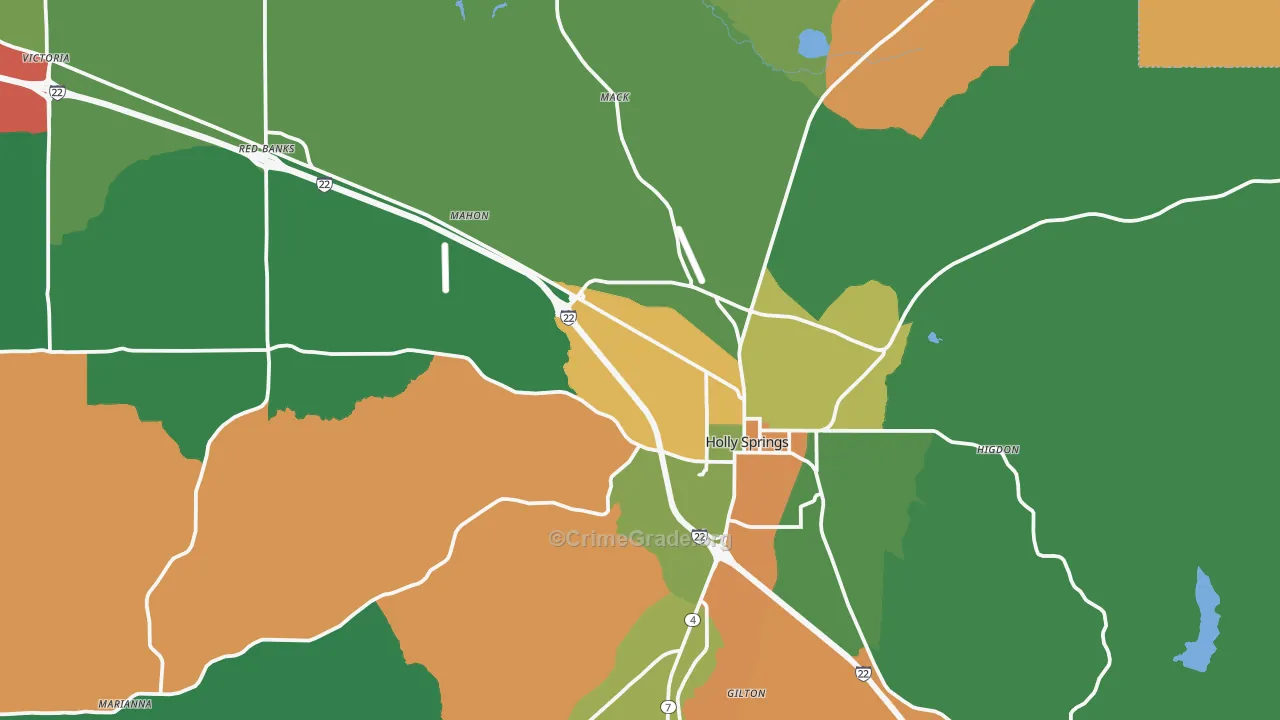 38635, MS Map of Drug-Related Crime Rates