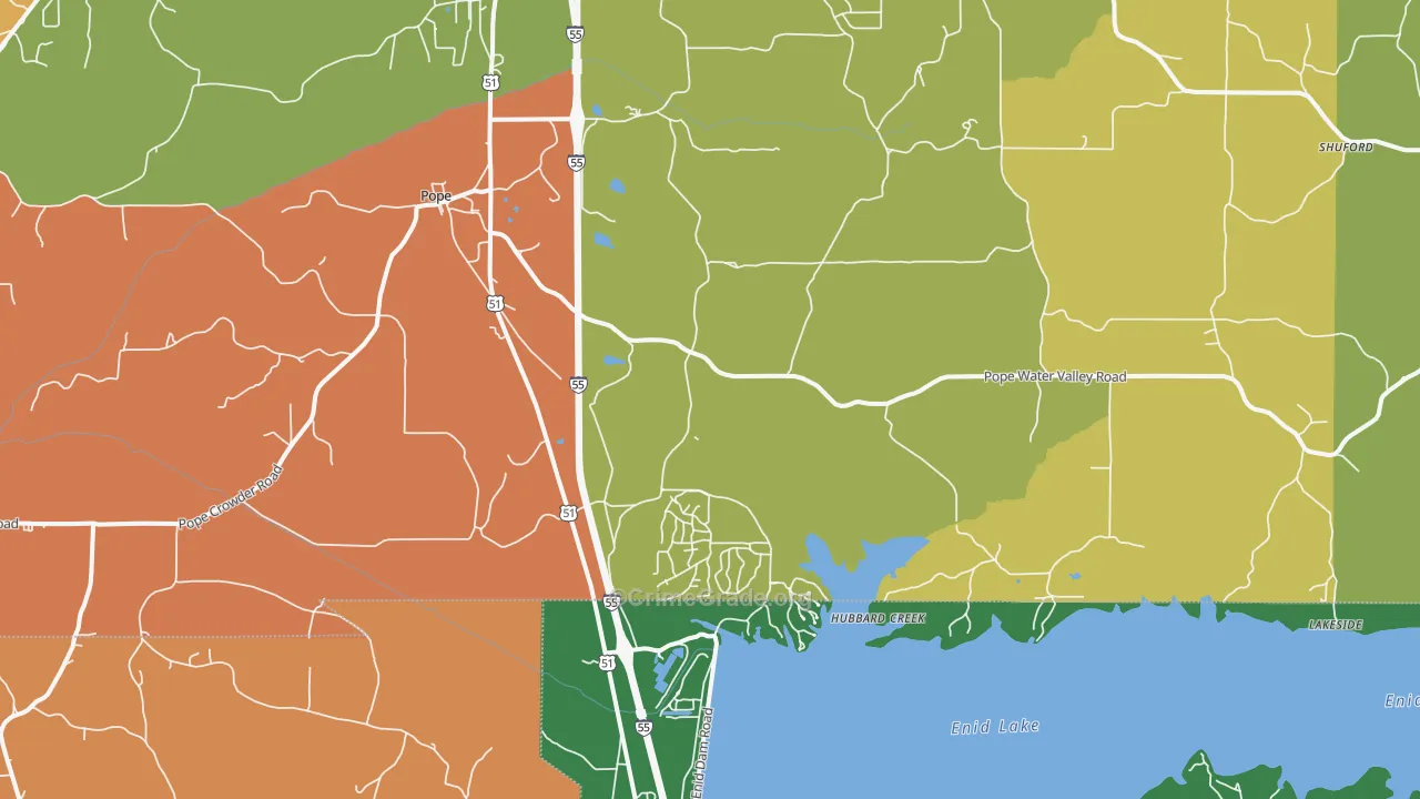 38658, MS Map of Drug-Related Crime Rates