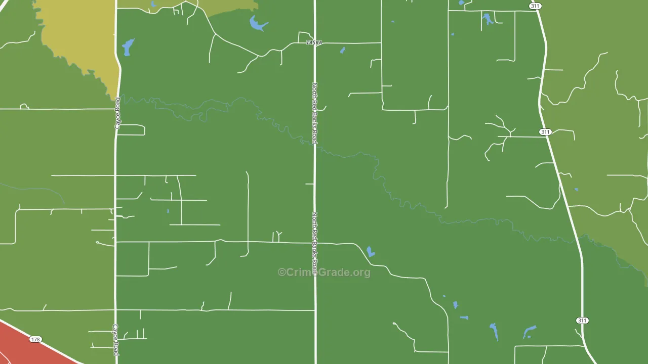 38661, MS Map of Drug-Related Crime Rates