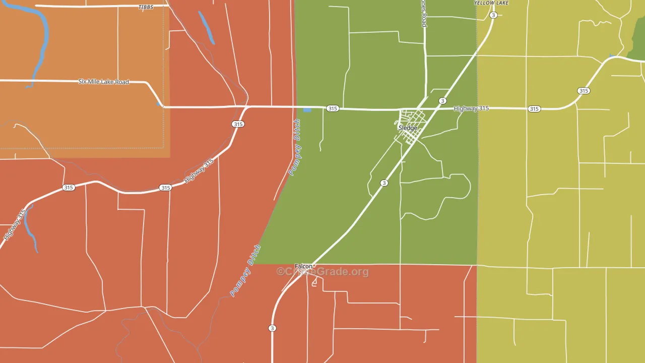 38670, MS Map of Drug-Related Crime Rates