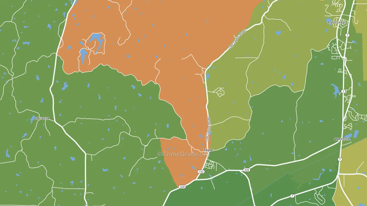 38673, MS Map of Drug-Related Crime Rates