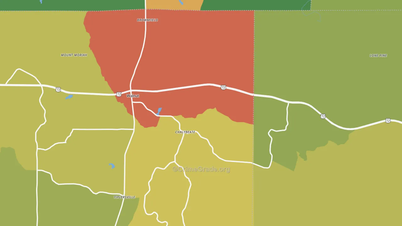 38683, MS Map of Drug-Related Crime Rates