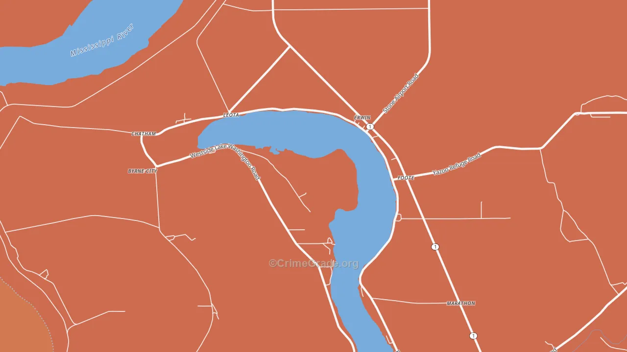 38731, MS Map of Drug-Related Crime Rates