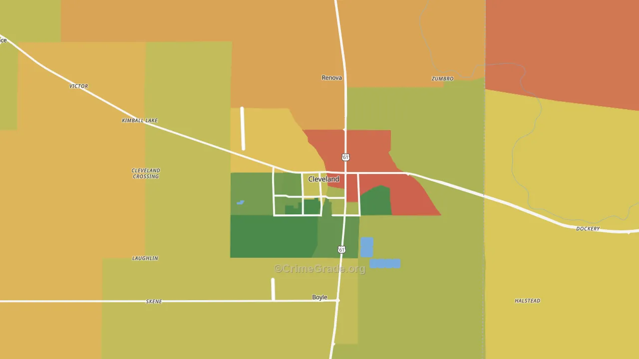 38732, MS Map of Drug-Related Crime Rates