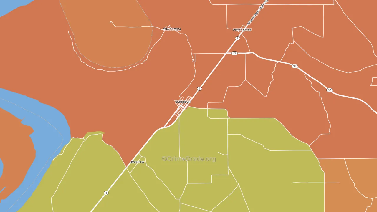 38746, MS Map of Drug-Related Crime Rates