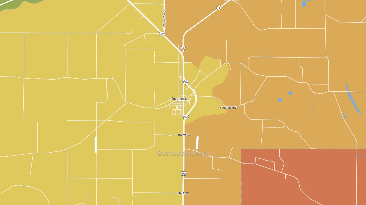 38753, MS Map of Drug-Related Crime Rates
